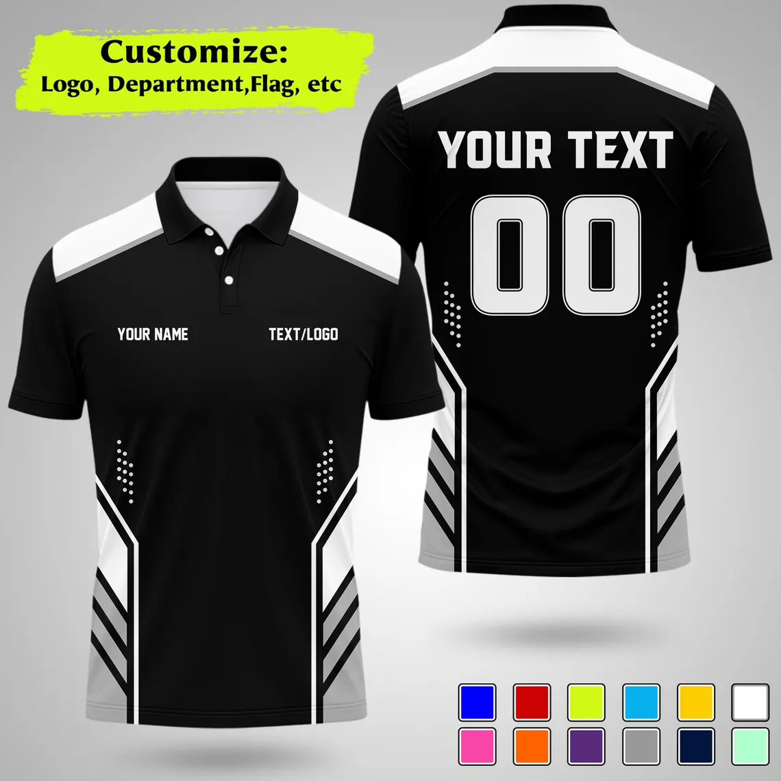 Summer Clothing Name - Nuova Maglietta Polo Personalizzata per Squadre,