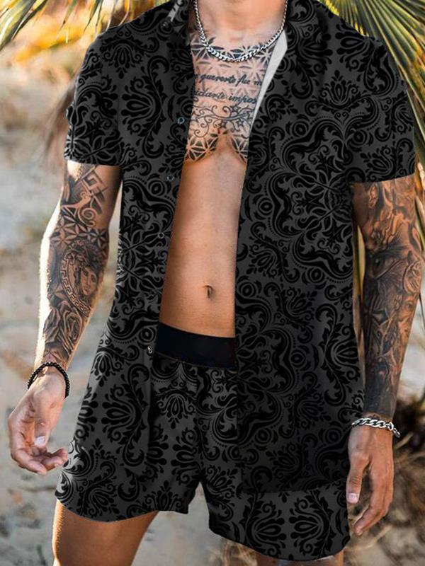 Beach Shirt Hawaiian - 2026 Nuovo Completo Estivo da Uomo