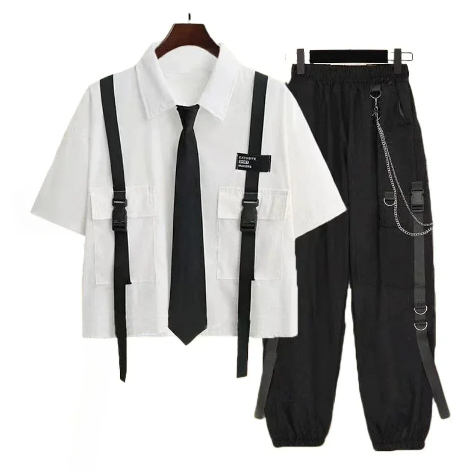 Summer Goth Clothing - Pantaloni Cargo Casual da donna, pantaloni