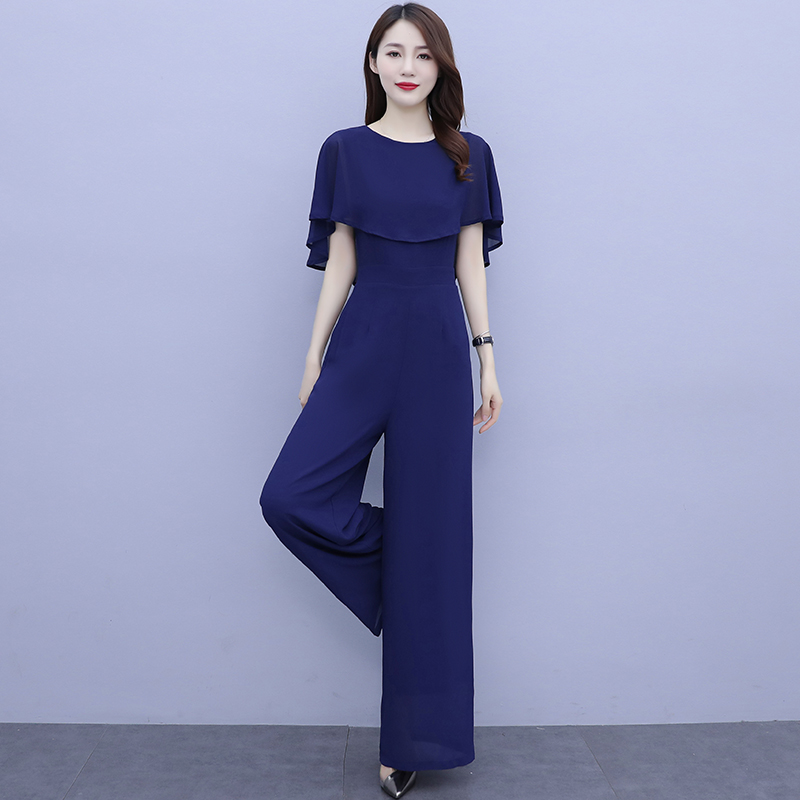 Palazzo Pant Wide - Tute corte drappeggiate estive da donna