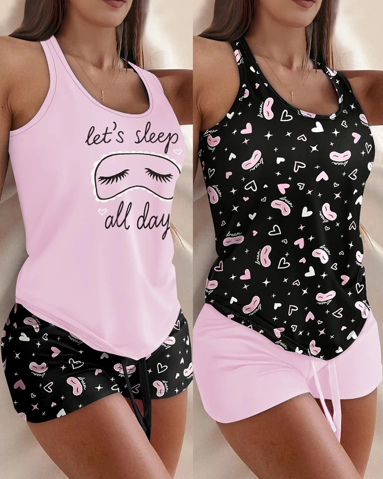 Summer Clothing Italy - Set di pigiami da donna 2