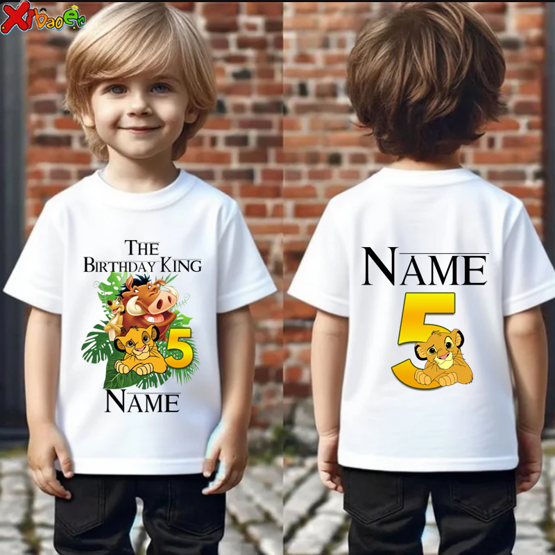 Summer Clothing Name - Camicie da ragazzo per il 5°