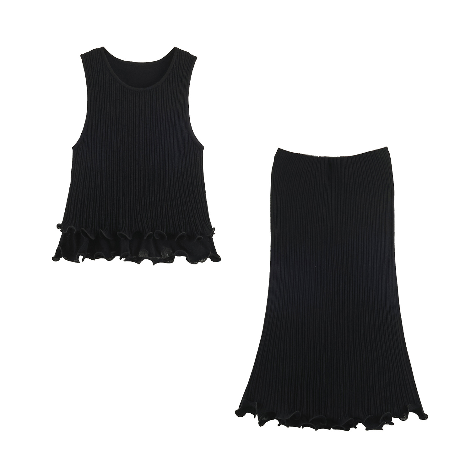 Summer Clothing Layering - Completo gonna midi e top in