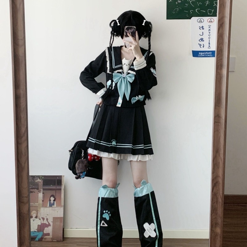 Summer Clothing For Girls - 2025 Nuovo giapponese coreano Kawaii Preppy
