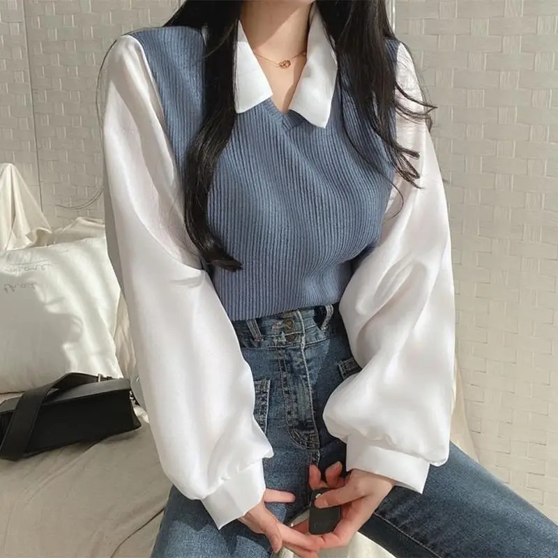 Summer Youth Clothing - Camicetta estiva Donna Stile coreano Falso