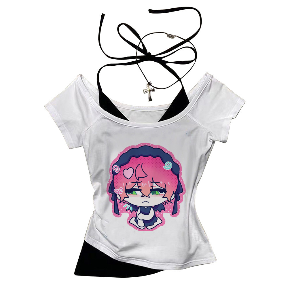 Summer Goth Clothing - Alien Stage crop top da ragazza