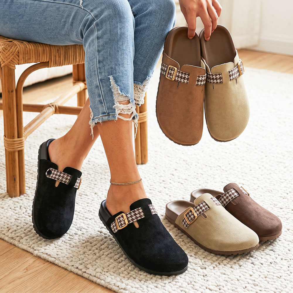 Summer Clothing Korea - Ciabatte da donna a punta chiusa,