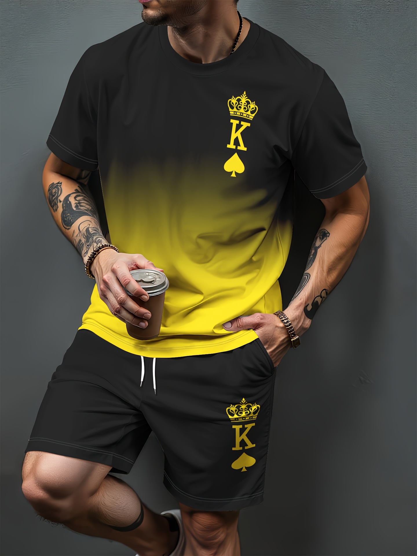 Tute Sportive con Stampa 3D a  - Summer Clothing Sets Women recensione e prezzo