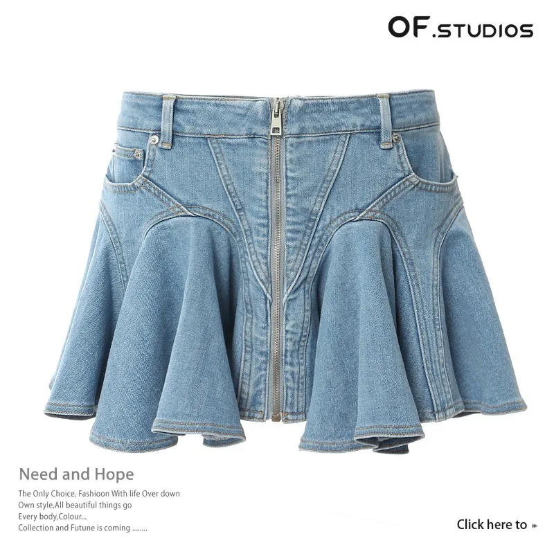 Gonna midi in denim, Abbigliam - Summer Clothing Italy recensione e prezzo