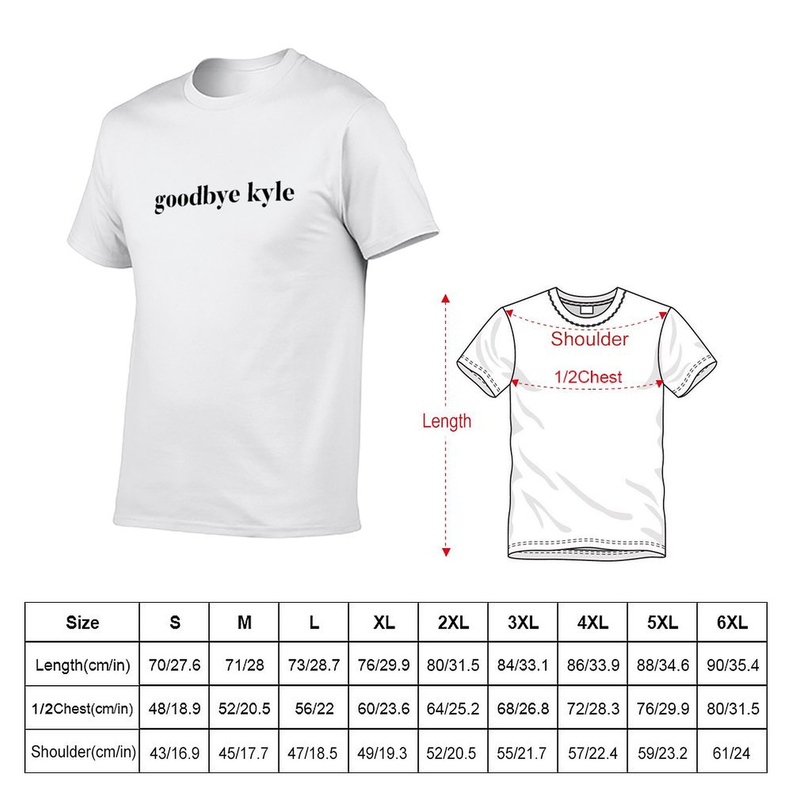 Addio Kyle. T-shirt con citazi - Summer Hill Clothing recensione e prezzo