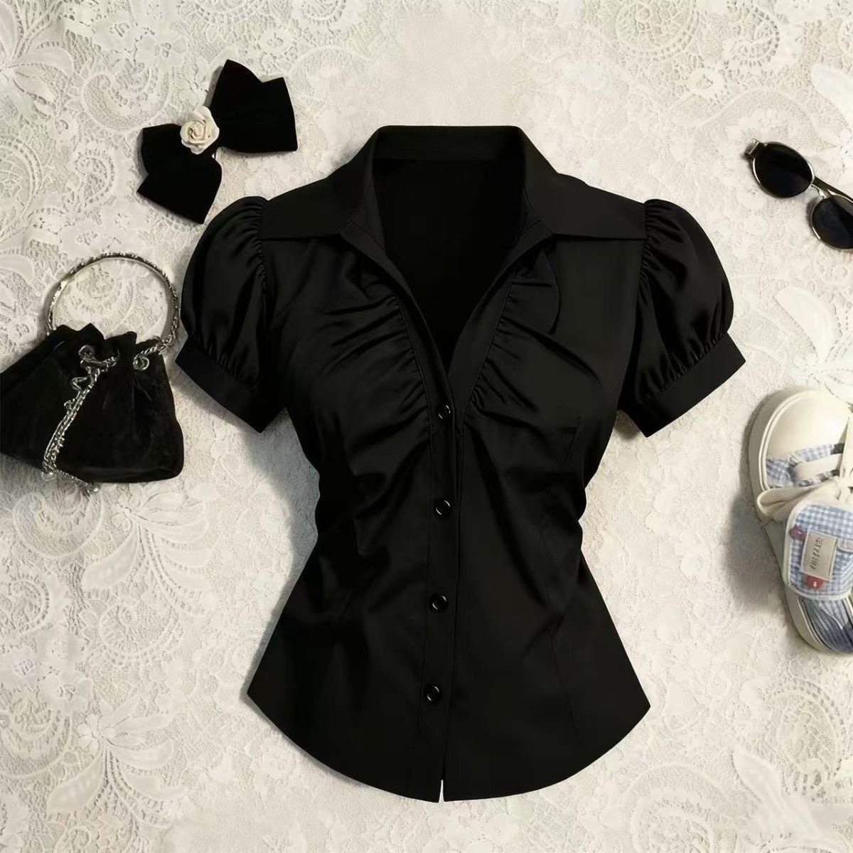 Camicetta da donna Y2K Grunge  - Summer Goth Clothing recensione e prezzo