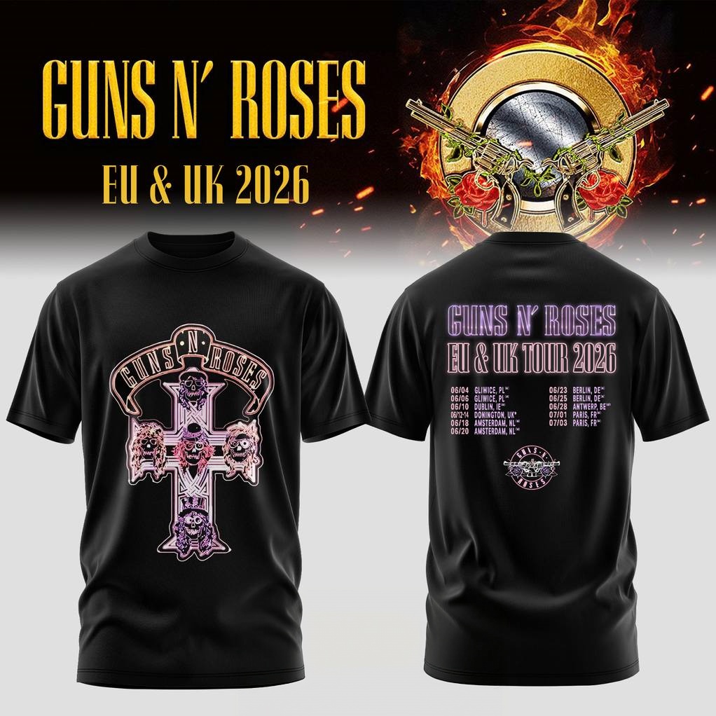T-shirt Grafica Guns N' Roses  - Summer Clothing Uk recensione e prezzo