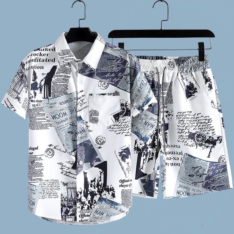 Completo da Uomo a 2 Pezzi con - Beach Shirt Hawaiian recensione e prezzo
