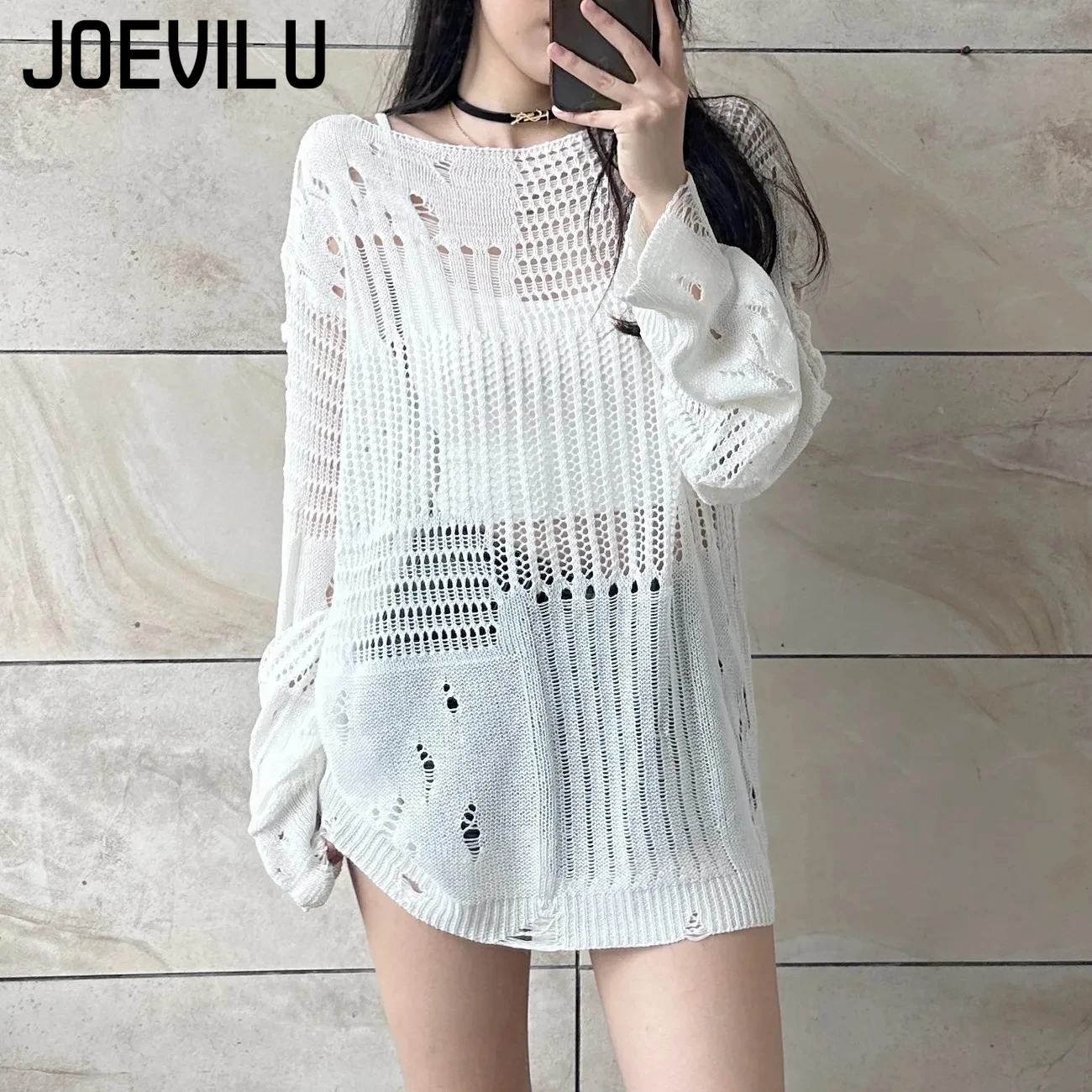 JOEVILU Camicetta in maglia ca - Summer Goth Clothing recensione e prezzo