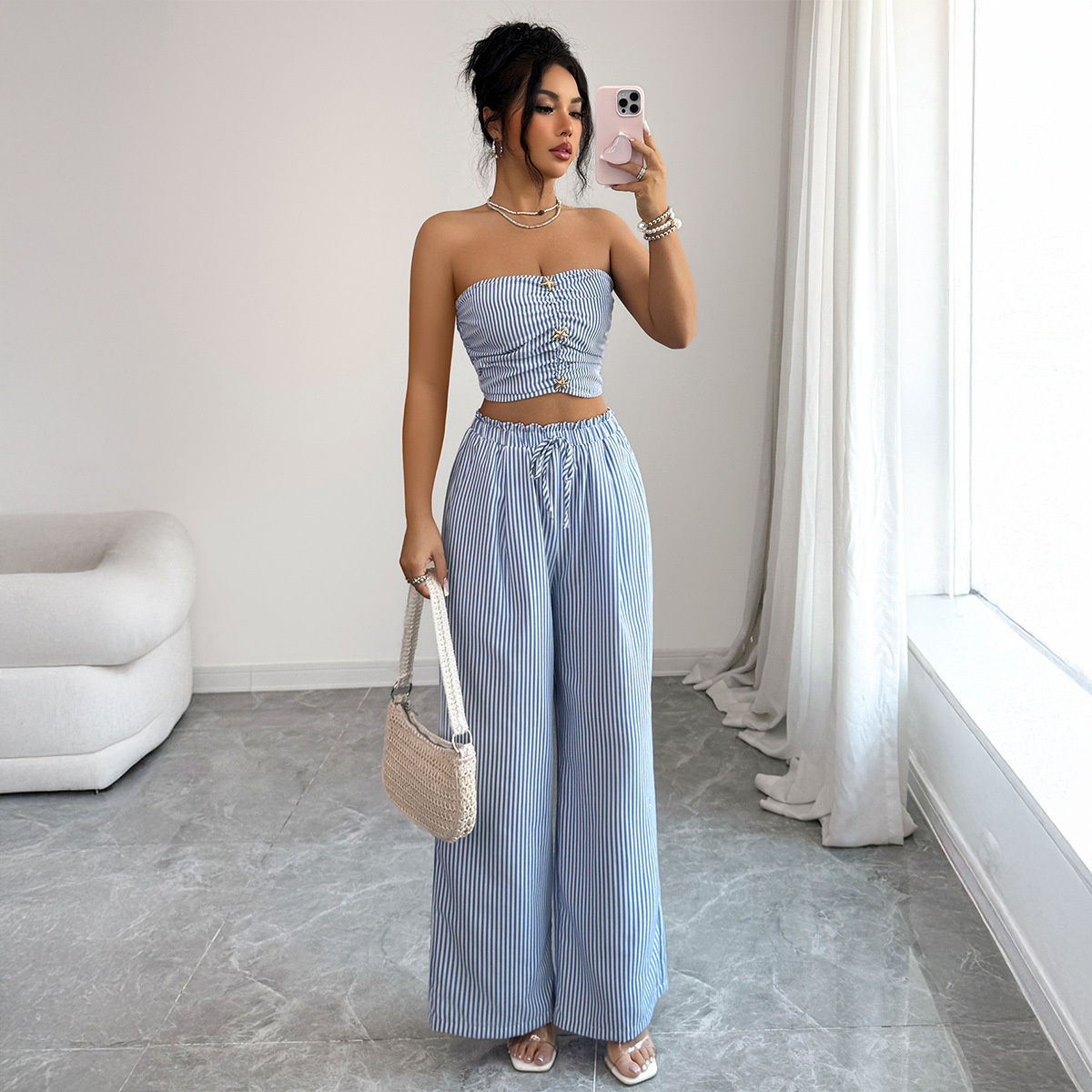 Abito Elegante a Righe con Bot - Summer Clothing Italy recensione e prezzo