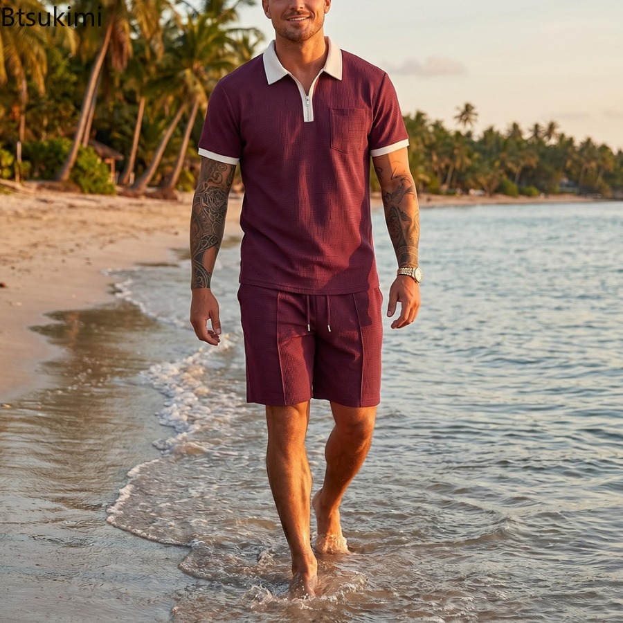 Set Estivo da Uomo con Polo a  - Summer Clothing Wear recensione e prezzo