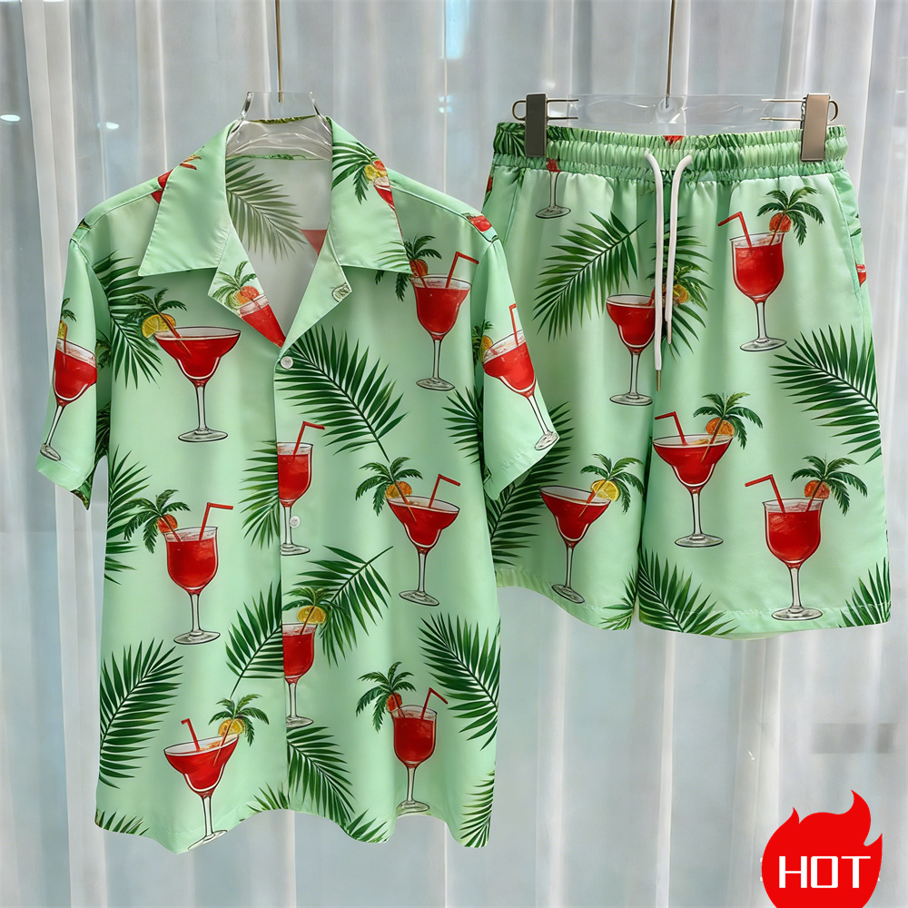 Set di camicie estive da uomo  - Beach Shirt Hawaiian recensione e prezzo