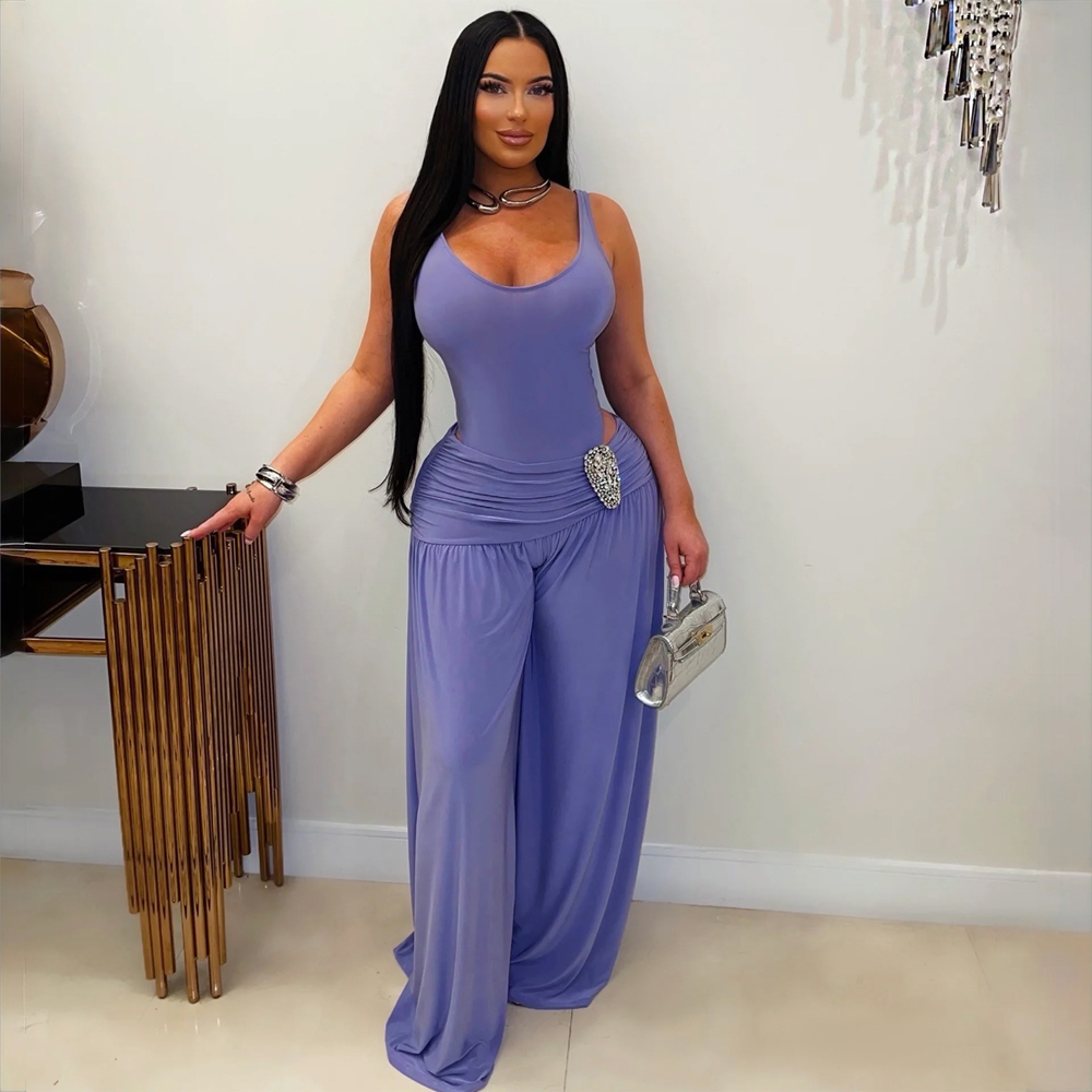 Completo Donna Due Pezzi Tinta - Palazzo Pant Wide recensione e prezzo