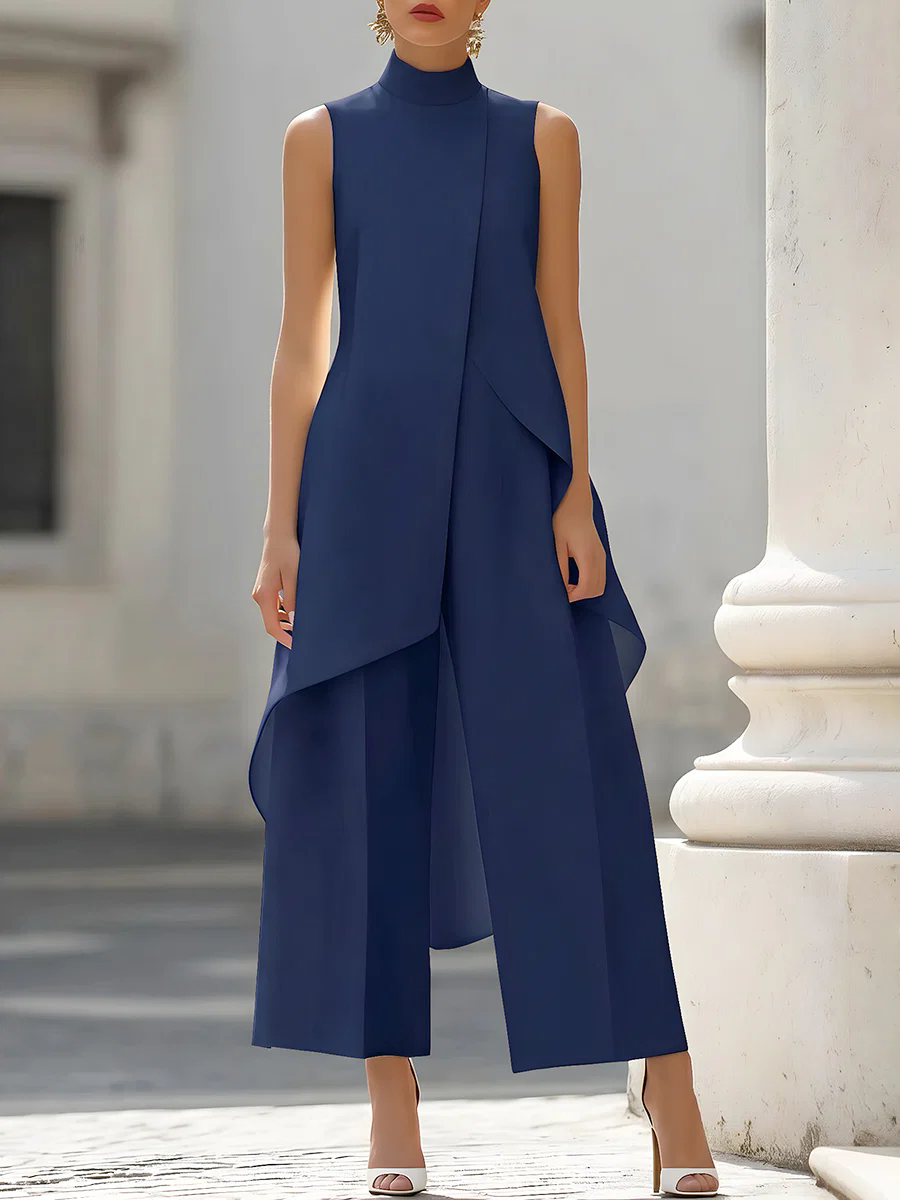Tuta senza maniche con collo a - Palazzo Pant Wide recensione e prezzo