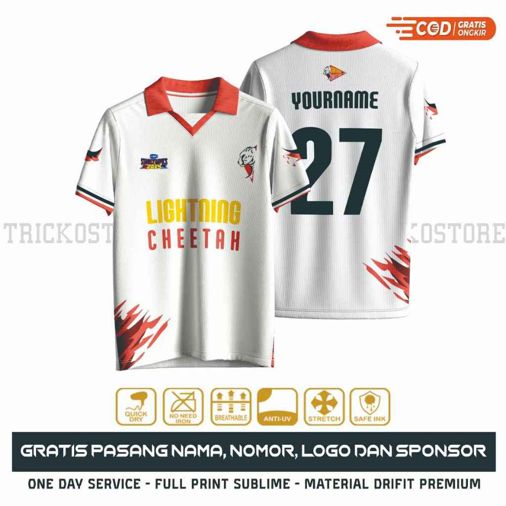Maglia GMMTV LIGHTNING CHEETAH - Summer Clothing Name recensione e prezzo
